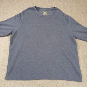 Faded Glory Men's‎ Navy Blue 3XL Long Sleeve Thermal Pullover